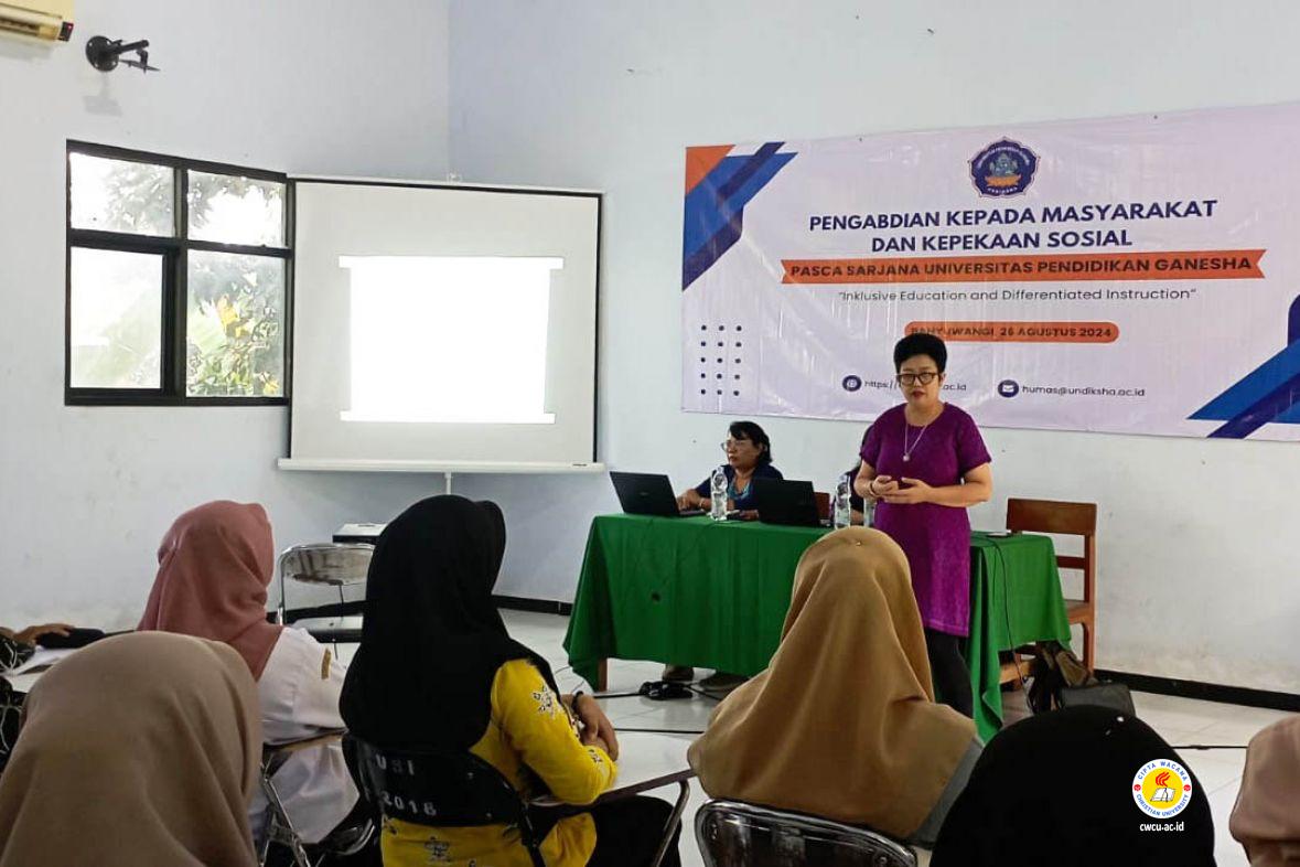 CWCU dan Universitas Mitra Gelar PkM Kolaborasi di Banyuwangi Bersama Guru Besar UNDIKSHA