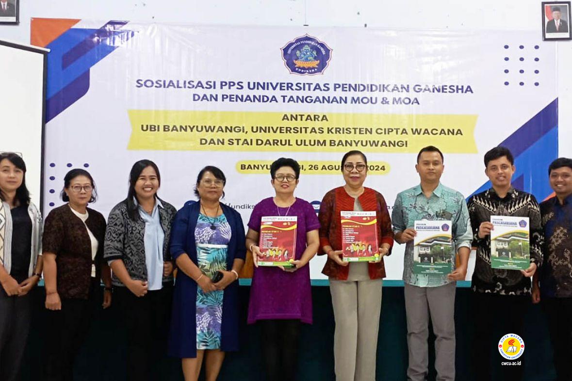 Cipta Wacana University melaksanakan MoU & MoA bersama Universitas Pendidikan Ganesha Bali